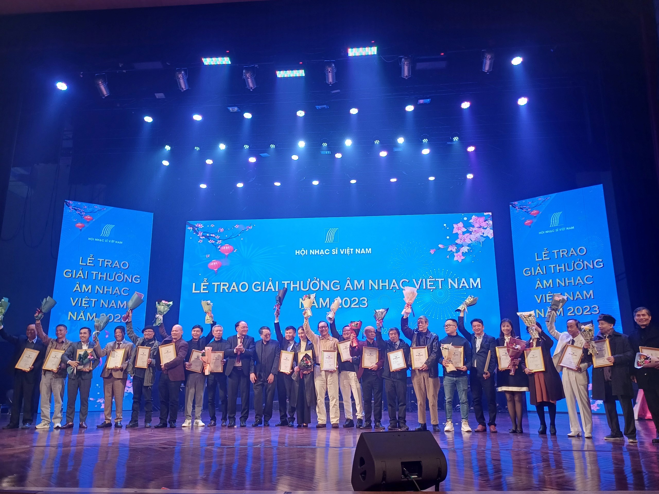 Danh sách tác phẩm đạt giải thưởng âm nhạc Hội Nhạc sĩ Việt Nam năm 2023